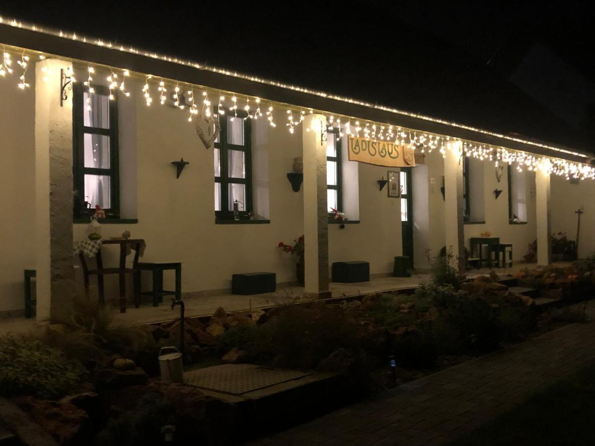 Ladislaus Schnaps-Haus Falusi Vendégház Csolnok Exterior foto